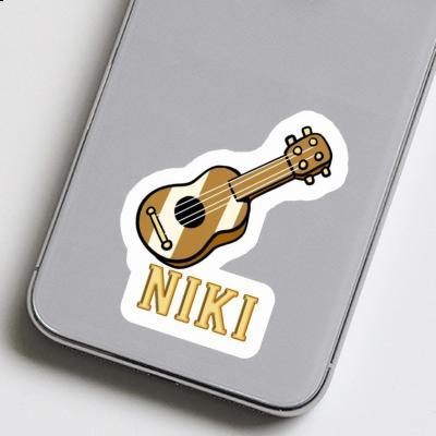 Sticker Gitarre Niki Notebook Image