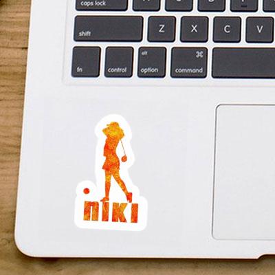 Golfer Sticker Niki Gift package Image