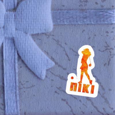 Golfer Sticker Niki Gift package Image