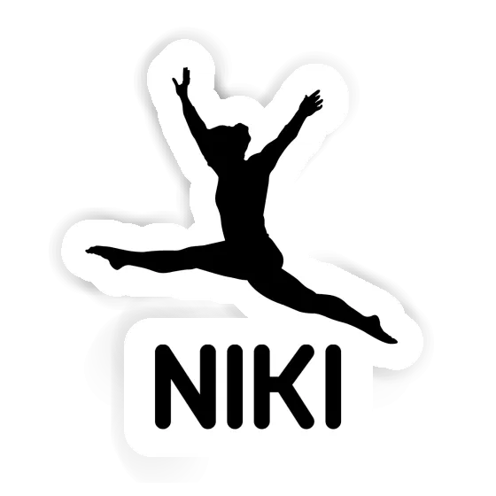 Gymnast Sticker Niki Notebook Image