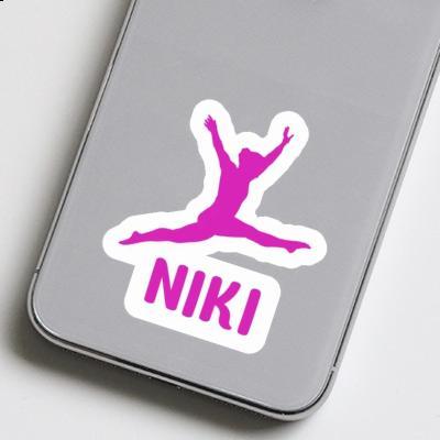 Niki Autocollant Gymnaste Laptop Image