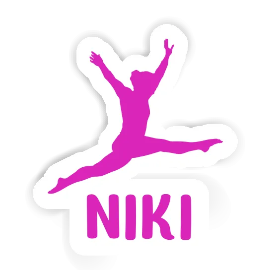 Gymnast Sticker Niki Notebook Image