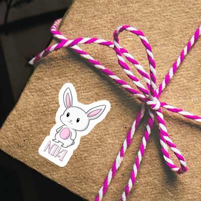 Niki Autocollant Lapin Gift package Image