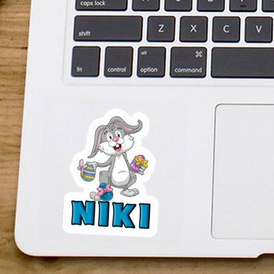 Niki Sticker Easter Bunny Laptop Image