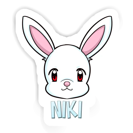 Niki Sticker Hare Laptop Image