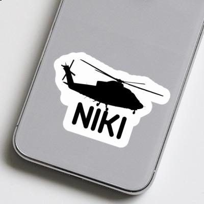 Sticker Niki Helicopter Notebook Image