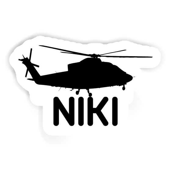 Sticker Niki Helikopter Laptop Image