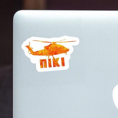 Sticker Helicopter Niki Notebook Image