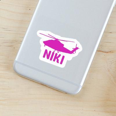 Sticker Niki Helicopter Notebook Image