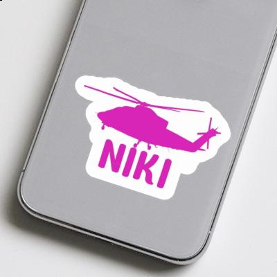 Sticker Niki Helicopter Image