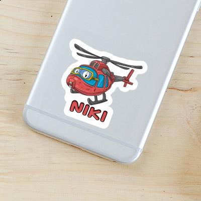 Helicopter Sticker Niki Notebook Image