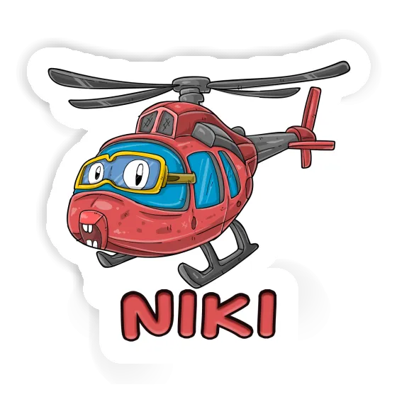 Sticker Hubschrauber Niki Gift package Image