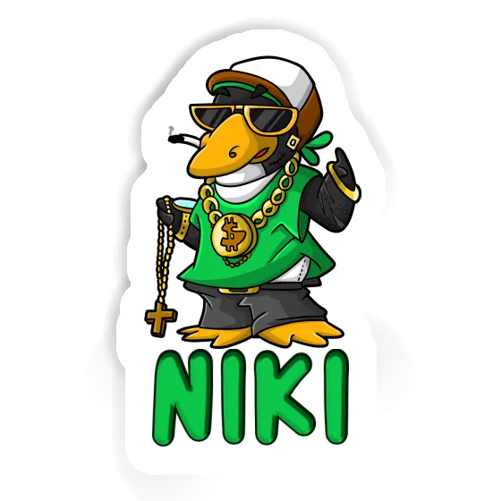 Sticker Hip-Hop Penguin Niki Image