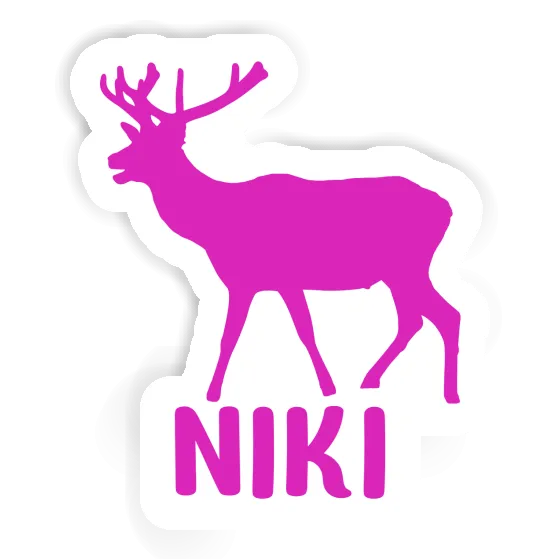 Sticker Deer Niki Gift package Image