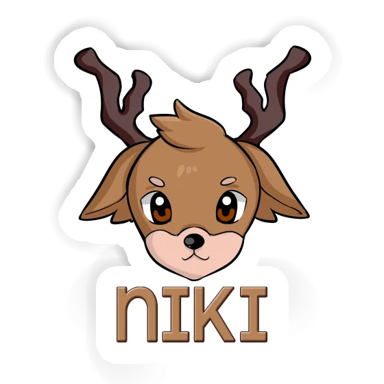 Niki Sticker Deerhead Gift package Image