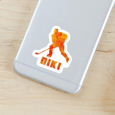 Sticker Hockey Player Niki Notebook Image