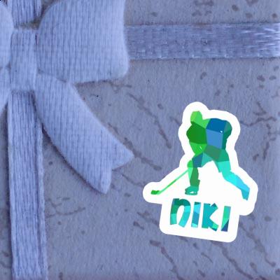 Hockey Player Sticker Niki Notebook Image