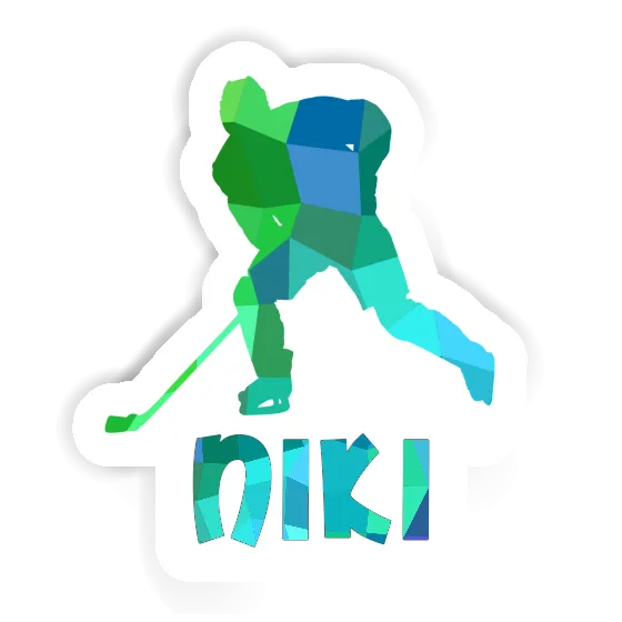 Hockey Player Sticker Niki Gift package Image