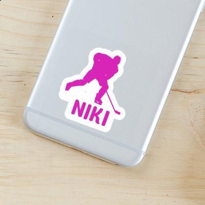 Sticker Niki Hockey Player Image