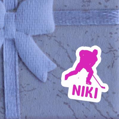 Sticker Niki Hockey Player Gift package Image