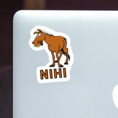 Sticker Niki Pferd Laptop Image