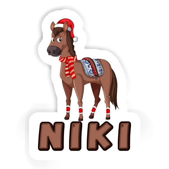 Horse Sticker Niki Notebook Image