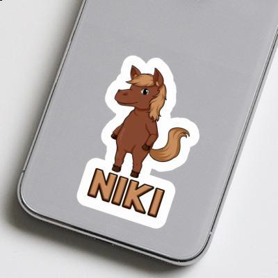 Sticker Niki Pferd Laptop Image