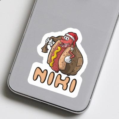 Sticker Hot Dog Niki Laptop Image