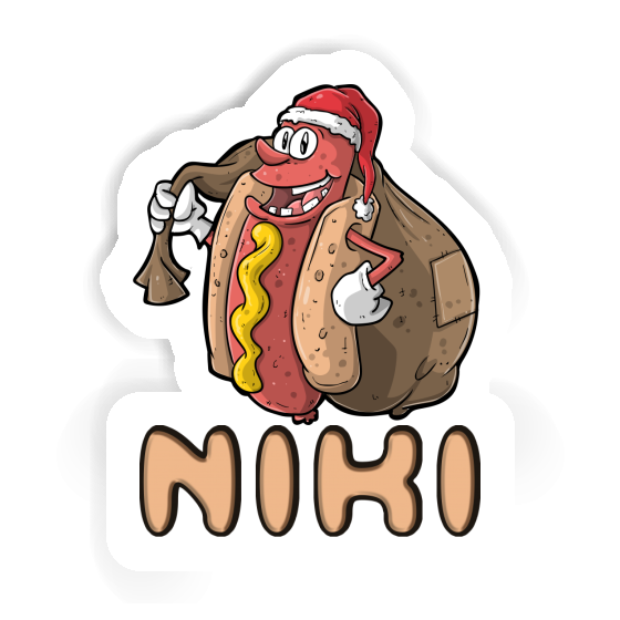 Sticker Hot Dog Niki Image