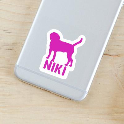 Sticker Hund Niki Notebook Image