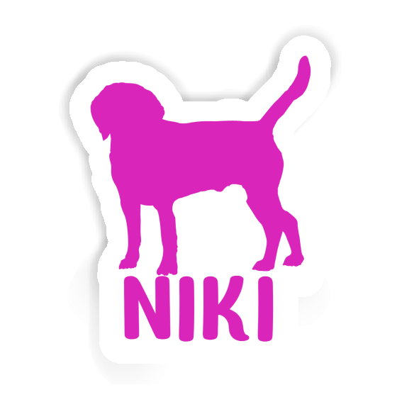 Sticker Hund Niki Image