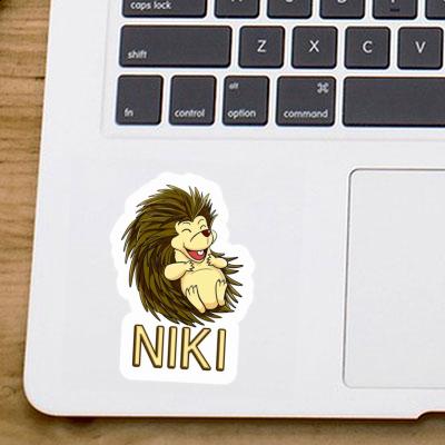 Niki Sticker Hedgehog Notebook Image