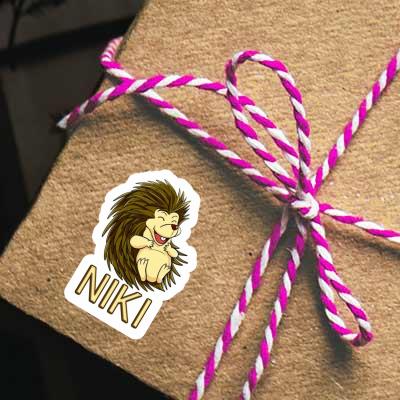 Niki Sticker Hedgehog Notebook Image