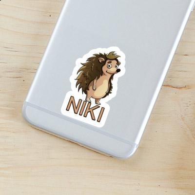 Standing Hedgehog Sticker Niki Gift package Image