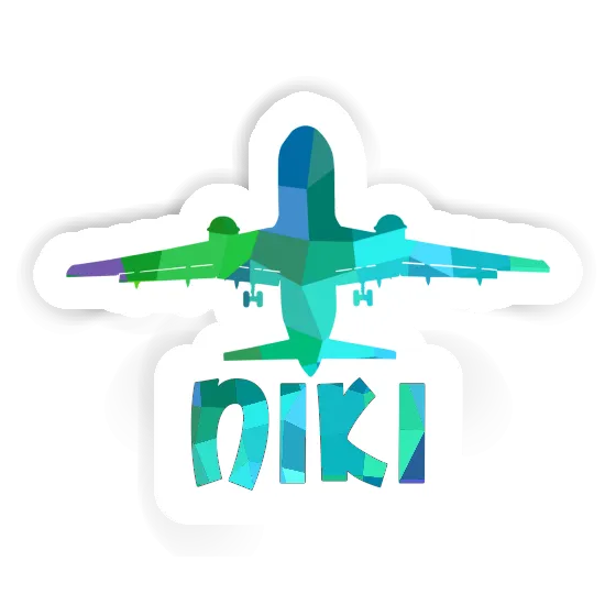 Sticker Jumbo-Jet Niki Laptop Image