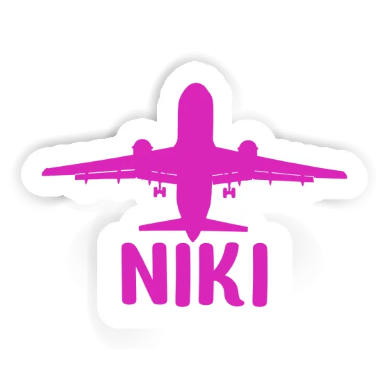 Jumbo-Jet Sticker Niki Laptop Image