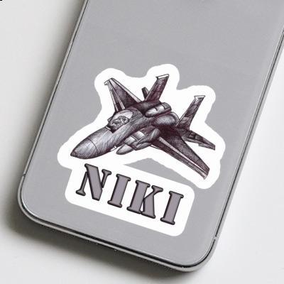 Niki Sticker Flugzeug Notebook Image