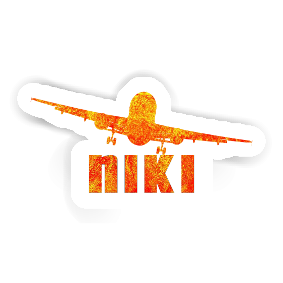 Sticker Niki Airplane Laptop Image