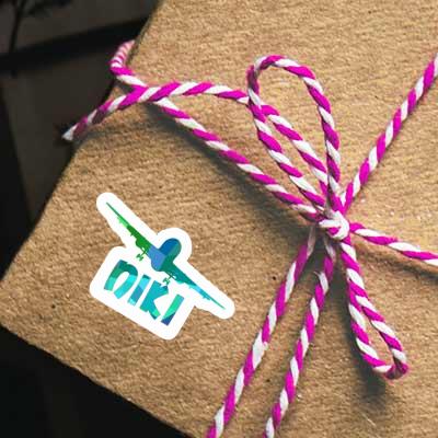 Niki Sticker Airplane Gift package Image