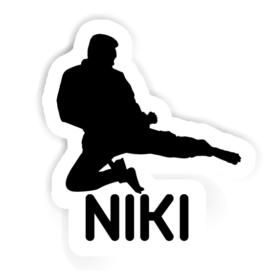 Karateka Sticker Niki Notebook Image