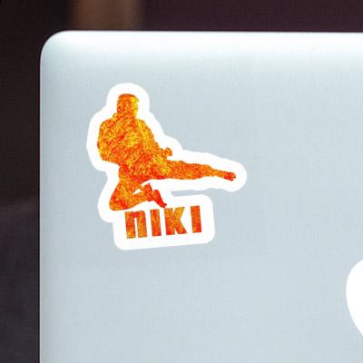 Sticker Karateka Niki Laptop Image