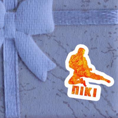 Sticker Karateka Niki Notebook Image