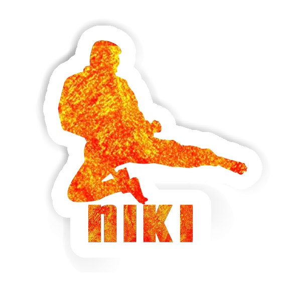 Sticker Karateka Niki Notebook Image