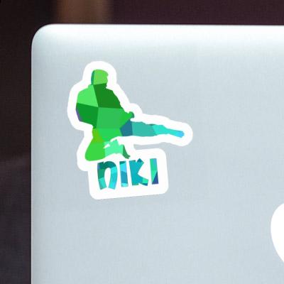 Sticker Niki Karateka Laptop Image