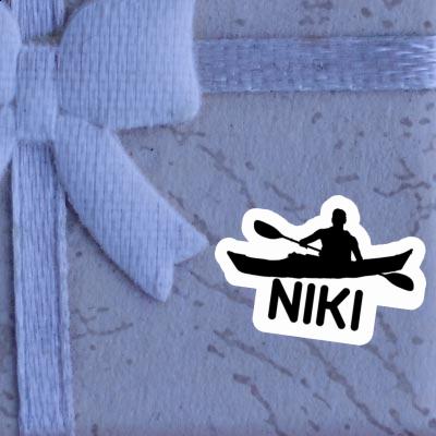 Niki Sticker Kayaker Image