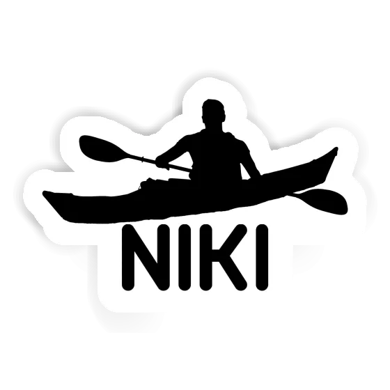 Sticker Niki Kajakfahrer Laptop Image