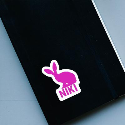 Sticker Rabbit Niki Notebook Image