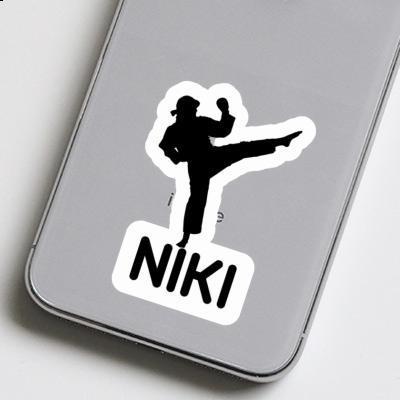 Niki Sticker Karateka Notebook Image