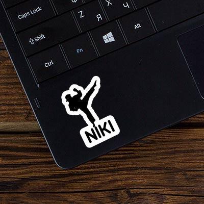 Niki Sticker Karateka Laptop Image