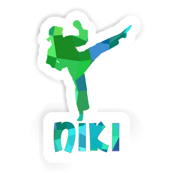 Sticker Karateka Niki Gift package Image